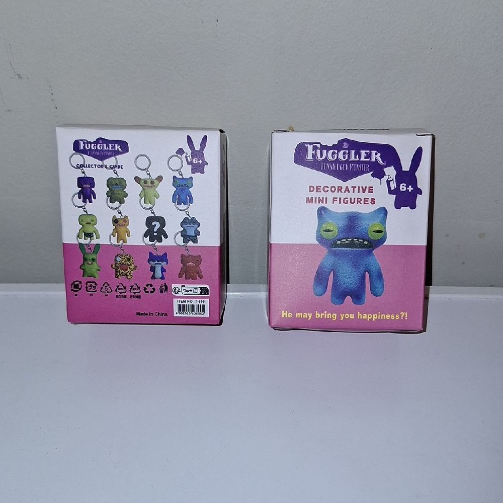 2 FUGGLER MYSTERY KEYCHAIN BOXES